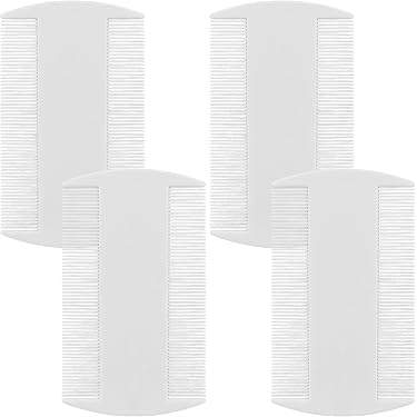 Pettine Antipulci Per Cani E Gatti - 12 Pezzi, Doppia Faccia Per Pelo Lungo E Corto