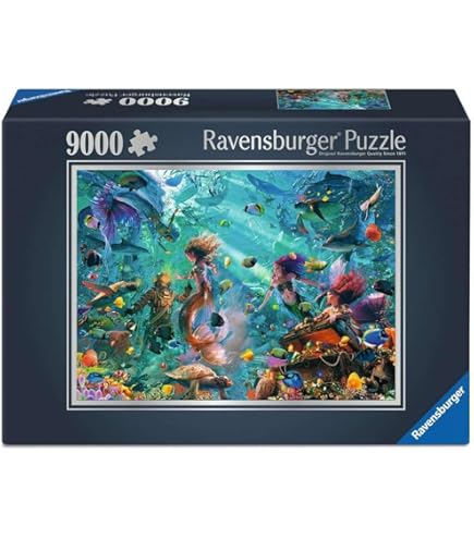 Puzzle Géant Ravensburger 18 000 Pièces – Horizons Du Monde – Édition Rare HTF