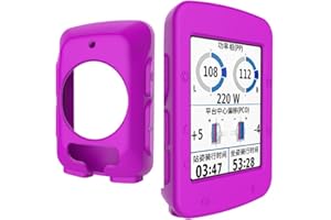 Moorovgi Funda Compatible con Garmin Edge 520,Funda Protectora de Silicona - Accesorio GPS para Bicicleta (Morado)