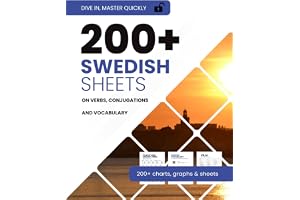 200+ Swedish verb, conjugation & vocabulary sheets: Graphs, worksheets and patterns to take your Swedish to the next level