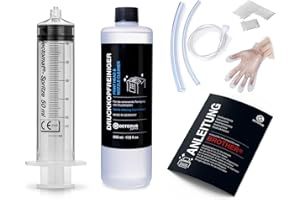 Octopus pulitore per ugelli, pulitore per testine di stampa compatibile con le testine di stampa Brother con adattatori per tubi flessibili (500 ml).