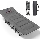 LEGENDARY CAMPING - Comfort Ultralight Camping Set Portable Camping Bed Grey - 190x68x35cm