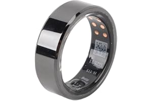 Bewinner Smart Ring Health Tracker, Fitness and Wellness Tracker with Body Temperature, Sleep Monitoring, Waterproof Step Recording Ring with Wireless Charging for Men Women (Size 13)