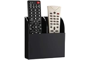 MEIRRAI Organizador Escritorio, Organizador Mandos TV, Caja de Almacenamiento de Control Remoto, Universal Soporte para Mandos a Distancia de Pared Acrílico, Ideal para Sala y Dormitorio (2 Caja)
