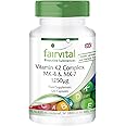 Fairvital | Vitamin K2 MK-4 & MK-7 Complex 1250mcg - Bulk Pack for 4 Months - Vegan - HIGH Dosage - 120 Capsules