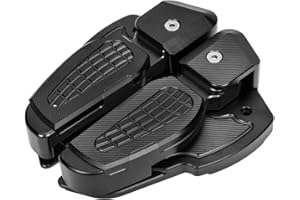 FATEXPRESS Estriberas plegables para patinete, extensión de Pedal, adaptador de reposapiés de pasajero trasero para Vespa Primavera Prima Sprint 125 150 Prima125 Prima150 LXV150 S150 3Vie 2017-2022 (Negro)