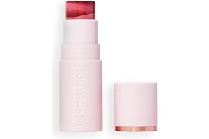 REVOLUTION BEAUTY LONDON Revolution Skin Silk Blush Stick - Couleur modulable pour joues, yeux et lèvres - Formule crème à poudre - Vegan & Cruelty-Free - Sundown Spice - 4,5 g