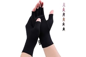 Digitek Athritis Gloves - Fingerless Gloves for Women and Men Compression Gloves For Arthritis Pain Relief Rheumatoid Carpal tunnel Dailywork Typing UK
