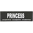 Interchangeable Patches, 1 pair, PRINCESS, Size: Small, Black