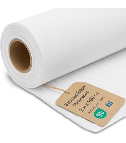 Tissu organdi 100% coton blanc - Fabrication française - OEKO-TEX