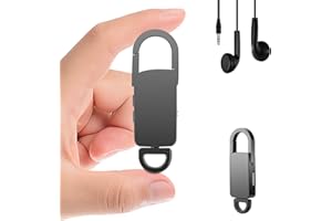 ChefyUper 64GB Audio Recorder, Portable Small Voice Activated 750H Capacity 24 Hours Continuous Recording Voice Recorder, One Touch Recording for Classes, Meetings, Interviews, and Lectures