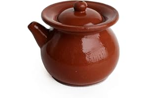 YXHUPOT Tetera Chiese Clay Gongfu Tea 8 oz/240ml Simple Jar Zisha Tea Pots… (rojo púrpura)