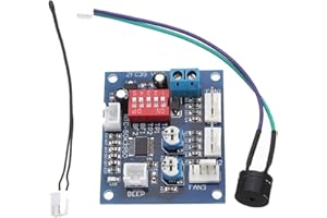 HiLetgo DC 12V 5A PWM PC CPU Fan Temperature Control Speed Controller Board Speed Controller Temperature Probe Buzzle