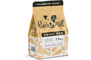 Pooch & Mutt - Sucha karma bezzbożowa z superfoods dla psów małych ras, 7,5 kg.
