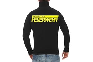 Spaß Kostet Männer und Herren Jacke Sweatjacke FFW Freiwillige Feuerwehr (mit Rückendruck) Größe M bis 5XL