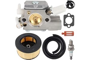 ZAMDOE Carburateur Compatible pour Stihl MS251 MS231 MS 251 MS231 Tronçonneuse avec Filtre à air Bougie d'allumage Filtre à Carburant Filtre à Huile Kit d'entretien C1Q-S233 1143-120-0617