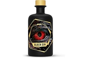 ‎GINSOME ginsome. Black Gin (Special Edition/Red) | Fruchtig & Mystisch | Hochwertiger Schwarzer Gin aus Deutschland | 42% Vol. (1 x 0.5 l)
