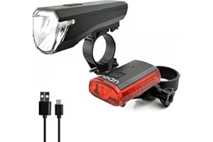 nean Zestaw oświetlenia rowerowego LED, 50 luksów, 4 kandela, lampa rowerowa, światło przednie, reflektor, rower, lampa, światło tylne, reflektor, zestaw