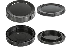FANZR Front Body Cap & Rear Lens Cap Cover for Nikon Z8 Z9 Z7II Z6II Z7 Z6 Z5 Z50 kit Z Mount Lens (2 Pack)
