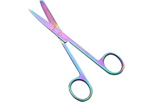 HIGHFITT AZN First Aid Scissors, Bandage Tough Cut Tuff-Cut Trauma Medical Shears for Nurses, Paramedics Doctors Students Theatre Hospitals, Veterinary, Firefighter, Rescue, Home and DIY (Multi-Color Blunt end)