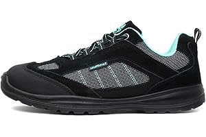 EARTH WORKS SAFETY EarthWorks Safety - EarthWorks File Adults Black Lace Up Safety Shoe