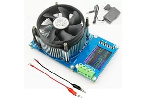 KOCAN 150W 20A Adjustable Constant Current Electronic Load 2.4inch TFT Color Display 4 Working Modes USB Lithium Battery Capacity Monitor Tester Discharge Meter