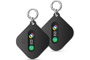 EMJOLLRAY Smart Tag Trova Chiavi Compatibile con iOS Find My APP o Android Find Hub IP67 impermeabile batteria CR2032 sostituibile Bluetooth Tracker Finder per chiavi bagagli/borse/valigia/portafoglio