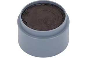 WOOOOZY Profi Karnevalsschminke für Kinder & Erwachsene // 15ml Schwarz-Braun // wischfeste Gesichts- und Körperschminke ohne Parabene ohne Parfüm ohne Konservierungsmittel