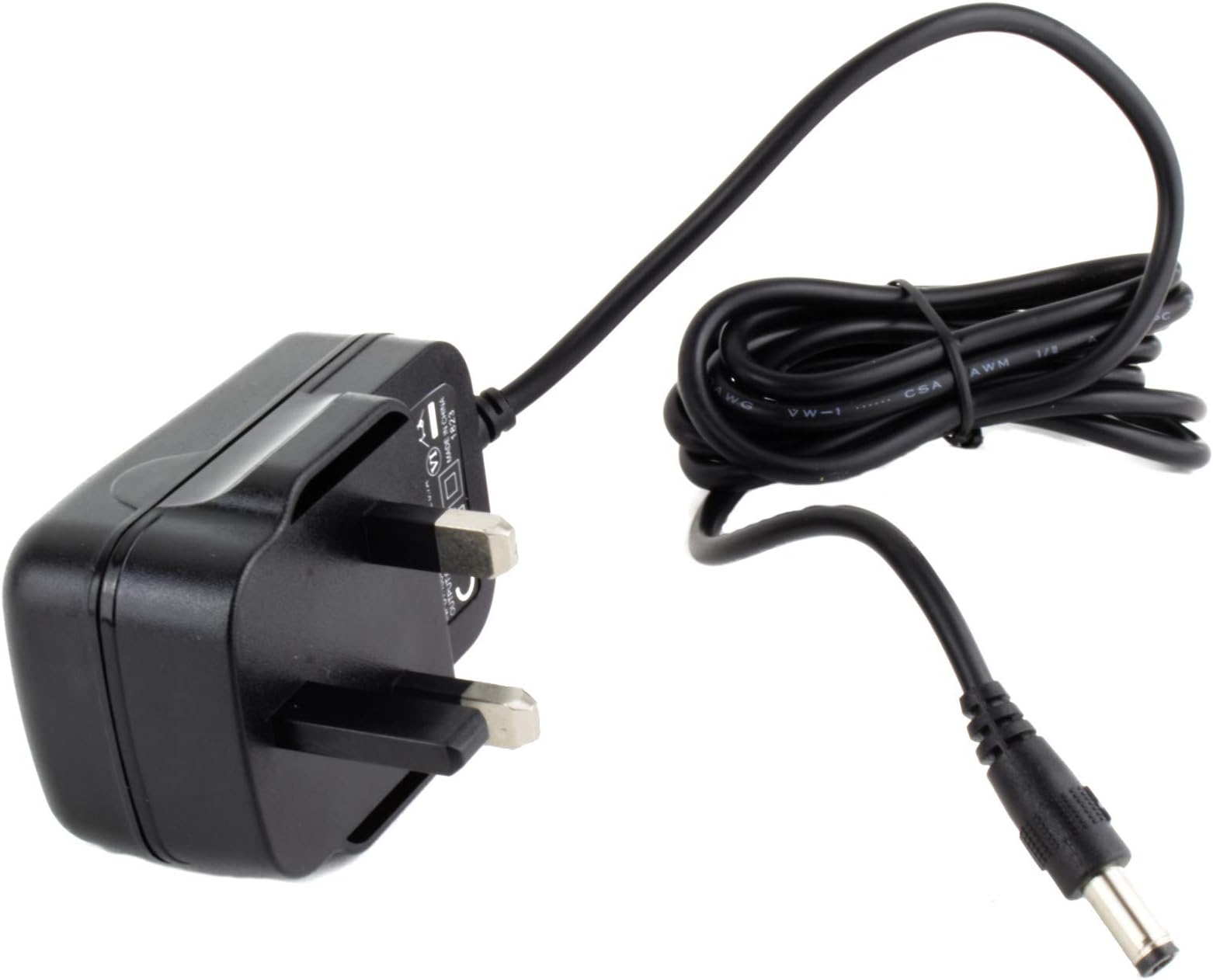 MyVolts power adaptor compatible with Hannspree Android tablet HSG1279 - UK 5V plug