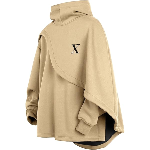 Châle Polaire Femme Ample - Poncho Ou Cape Avec Manches, Ourlet Irrégulier - Pour La Maison, Décontracté, Hiver