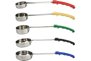 Dropfree Cucchiaio per Mestolo per Salsa da Spalmare per Pizza con Manico Lungo in Gomma Mestolo per Diffusione per Pizza Anti- Cucchiaio da Minestra per Misurino Strumenti la Cottura