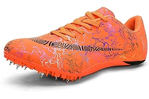 FJJLOVE Männer Damen Track & Field Schuhe, Spikes Laufende Turnschuhe Leichte Springschuhe Für Jugendliche, Jungen Und Mädchen