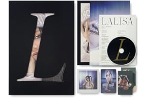 BLACKPINK LISA FIRST SINGLE ALBUM - LALISA [ BLACK VER. ] PHOTOBOOK + LYRICS PAPER + CD + PHOTOCARD + POLAROID + DOUBLE-SIDED POSTER