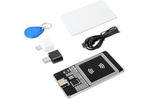 AYWHP PN532 Kit de module NFC RFID V2 - Lecteur NFC pour compatibilité - Prend en charge I2C SPI HSU avec jusqu'à 7 cm de portée - Avec sélecteur de niveau - Compatible avec Arduino et Android