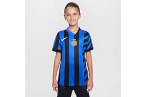 NIKE Unisex Kids Inter Mailand 2024/25 Stadium Home Dri-fit Replika-fußballtrikot (Ältere Kinder) Replica Soccer Jersey