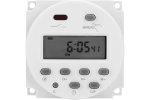 Walfront 12 volt Timerbrytare Digital Tidsomkopplare L701 CN101A DC 12v Mini LCD Digital Mikrodatorstyrning Power Timer