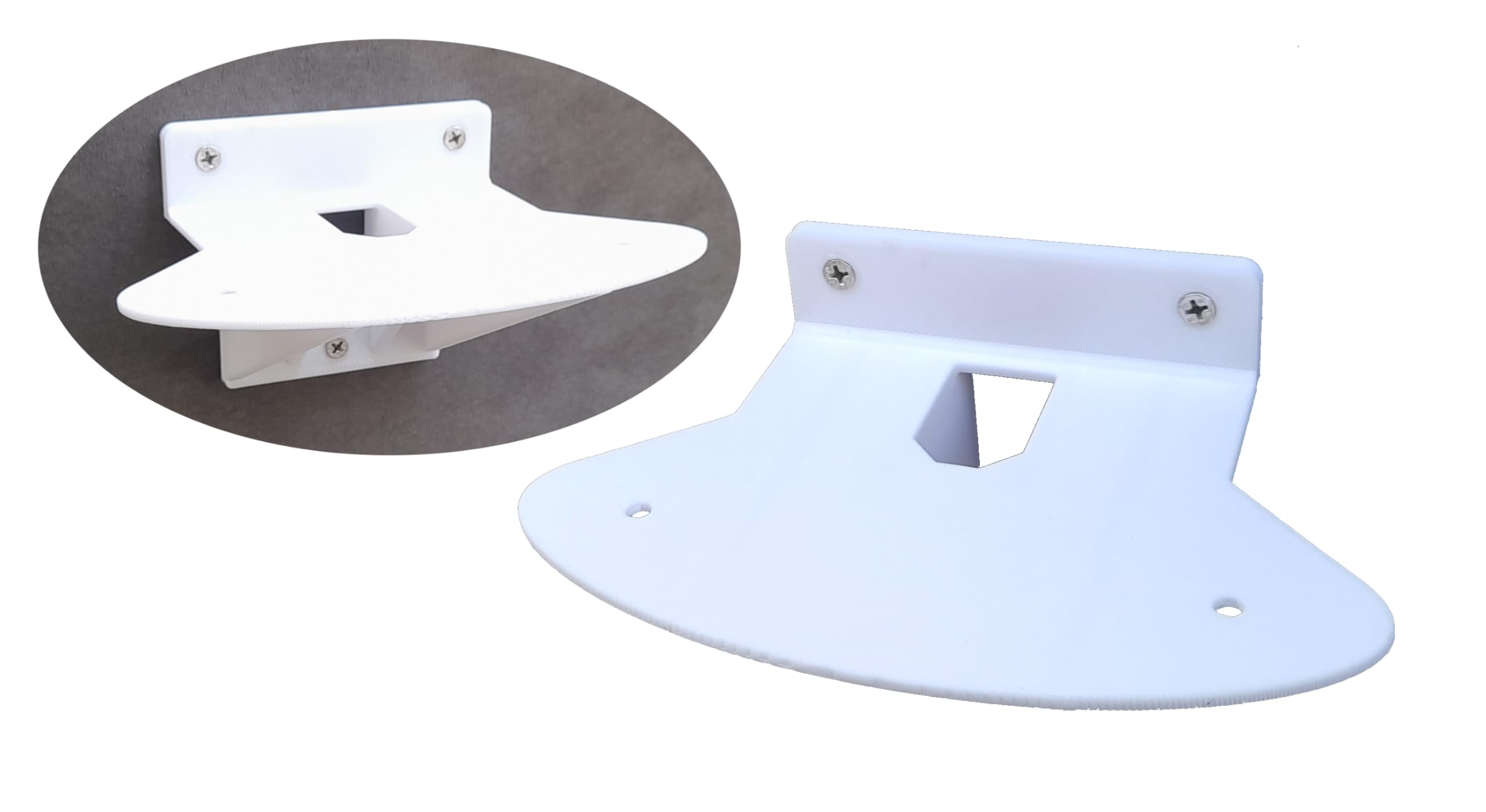 makerV Wall Mount/Wall Stand Holder/Wall Bracket for Orbi WiFi Router RBS850 / RBK852 / RBK853 / RBS750 / RBS751 / RBK752 / RBK753 / AX4200 / AX5700 / AX6000 : Pack of 1 : Plastic