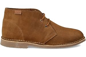 PAYMA - Botín Safari de Piel para Hombre y Mujer. Hecho en ESPAÑA. Botas Pisamierdas Chukka de Cuero Serraje Sport y Vestir. Cierre Cordones. Suela de Goma Crepe.