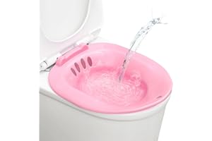 AEIOFU WC portatile sedile seducente sedile per il sedile del bagno universale per ferite postpartum, sedile del gabinetto rosa