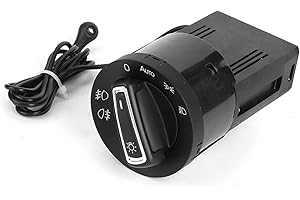 ITONASH Car Headlight Control Switch, Auto Headlamp Switch Light Sensor Modulef with Auto On/Off Light Sensor, Compatible with VW Mk4