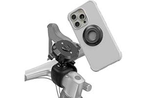 A2C handyhalter Fahrrad – Universelle handyhalterung für Fahrrad 【One-Lock Schnellverschluss】 360° Drehung, stoßfest & sturzsicher, sichere Handyhalterung für Mountainbike, Rennrad & E-Scooter