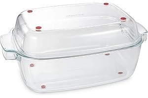 Tescoma GrandChef prostokątna brytfanna z pokrywką, szkło, 40 x 26 cm