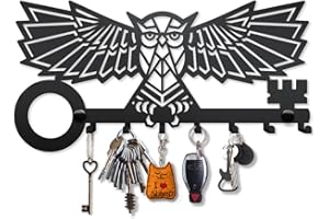 SirHoldeer Cuelga Llaves Pared, Colgador de Llaves Para Pared, Portallaves Pared Casa, Decoracion Hogar Pared, Guarda Llaves Pared Entrada, Ganchos Para Colgar Llaves, Perchero Pared