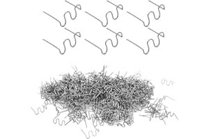 GYSRXS 1000 Stück Edelstahl Hot Staples 0.6mm 0.8mm Kunststoff Schweißgerät Hot Stapler für die Autostoßstangen Reparatur und Kunststoff Schweißreparatur