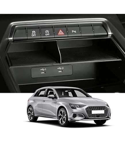 Scatola Portaoggetti Per Bracciolo Audi A4 A5 - ABS Nero - 2008-2016 - Organizer Console Centrale - Foto 6