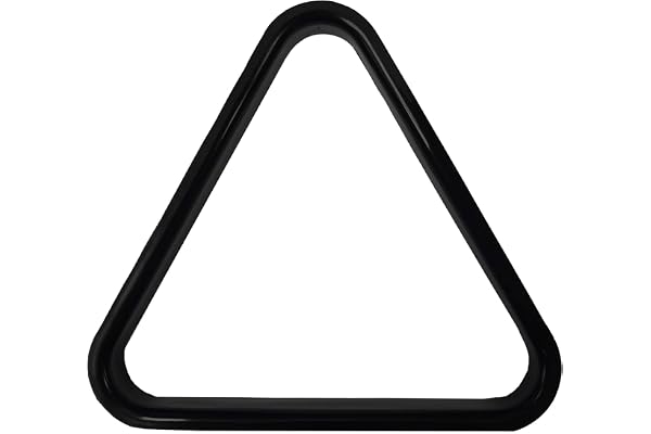 Black Plastic Triangle 15x 2" Balls