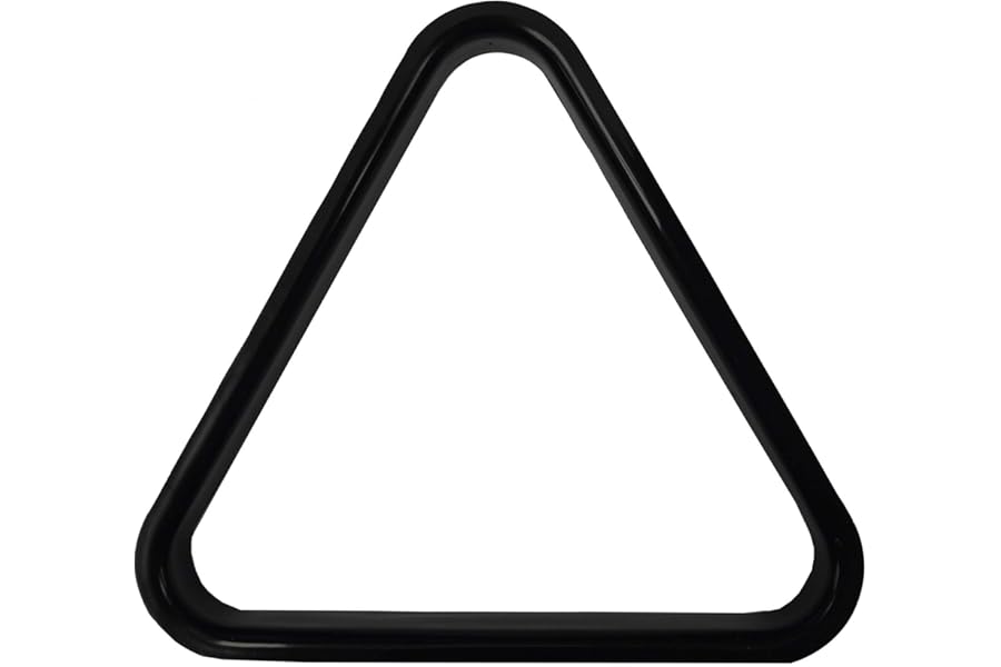 2" INCH (51mm) 15 Ball BLACK Plastic Triangle - Standard Pub Pool Triangle