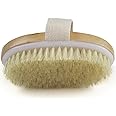 Boolavard Dry Skin Body Brush - Improves Skin's Health and Beauty - Natural Bristle - Remove Dead Skin and Toxins, Cellulite Treatment, Improves Lymphatic Functions, Exfoliates, Stimulates Blood