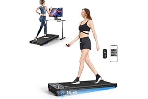 ‎CARDIRUN Cardirun Walking Pad Laufband für Zuhause, 2.5 PS Laufband für Unter Schreibtisch mit 6% Steigung, 3 in 1 Gehen Laufband mit Fernbedienung, LED Anzeige, App, Sprachsteuerung für Zuhause Büro