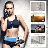 Sport Hüfttasche,Yica Running Bauchtasche Wasserdichte Gürteltasche Hüfttasche mit Kopfhöreranschluss Laufgürtel Lauftasche mit reflektierenden Streifen für Laufen, Wandern, Reiten für Samsung Galaxy S8/S8 edge/S7/S7 edge/iPhone 7/7 Plus / bis zu 6 Zoll usw - 